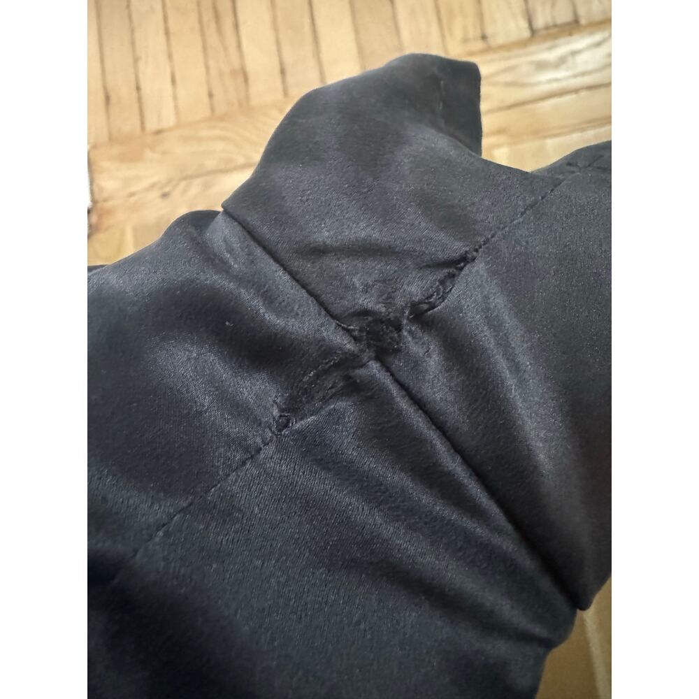 Lunya Washable Silk Romper in Immersed Black - Picture 9 of 10